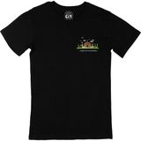 Cix Buda Tapınağı Siyah Cep Logo Tasarımlı T-shirt