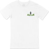 Cix Büyük Buda Heykeli Cep Logo Tasarımlı Beyaz Tişört - 3XL