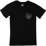 Cix Camoing Neon Cep Logo Tasarımlı Siyah Tişört