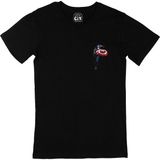 Cix Captan America Cep Logo Tasarımlı Siyah T-shirt