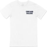Cix Chicago College Cep Logo Tasarımlı Beyaz Tişört