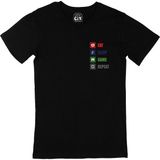Cix Cix Eat Sleep Game Repeat Cep Logo Tasarımlı Siyah Tişört - 5XL