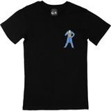 Cix Cix Joker From Batman Cep Logo Tasarımlı Siyah Tişört