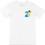Cix Çocuğumun 2. Yaşına Özel Cep Logo Beyaz T-shirt
