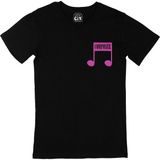 Cix Composer Siyah Cep Logo Tasarımlı Erkek T-shirt