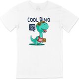 Cix Cool Dinozorlu Tişört - 3XL - Beyaz