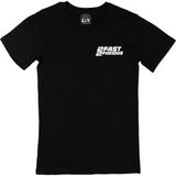 Cix Daha Hızlı Daha Öfkeli Cep Logo Tasarımlı Siyah T-shirt