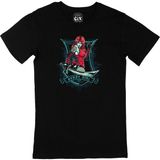 Cix Derby Girl Kısa Kollu Siyah T-shirt