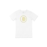 Cix Doge Coin Kripto Tasarımlı Kısa Kollu Beyaz T-shirt