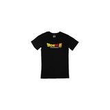 Cix Dragol Ball Super Yazılı Kısa Kollu Siyah T-shirt
