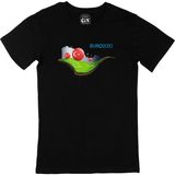 Cix Euro 2020 Stadyum Baskılı Yuvarlak Yaka Siyah T-shirt