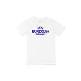 Cix Euro 2024 Almanya Baskılı Yuvarlak Yaka Beyaz T-shirt