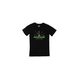 Cix Eyfel Kulesi Baskılı Yuvarlak Yaka Siyah T-shirt