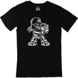 Cix Fighter Baskılı Yuvarlak Yaka Siyah T-shirt