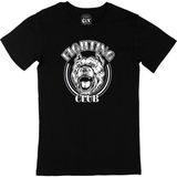 Cix Fighting Club Baskılı Yuvarlak Yaka Siyah T-shirt