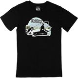 Cix Fishing Baskılı Yuvarlak Yaka Siyah T-shirt
