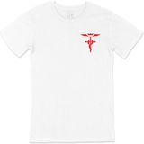 Cix Full Metal Alchemist Cep Logo Tasarımlı Beyaz Tişört - 4XL