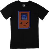 Cix Game Over Baskılı Yuvarlak Yaka Siyah T-shirt