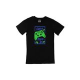 Cix Gamer Mode On Baskılı Yuvarlak Yaka Siyah T-shirt