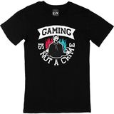 Cix Gaming Is Not A Crime Siyah Tişört - 3XL