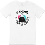 Cix Gaming Is Not A Crime Tişört - XL - Beyaz