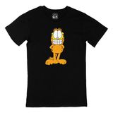 Cix Gıcık Garfield Baskılı Siyah Erkek T-shirt