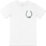 Cix Good Luck At Nalı Cep Logo Tasarımlı Beyaz Tişört - 3XL