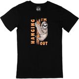 Cix Hanging Out Koala Baskılı Siyah Erkek T-shirt