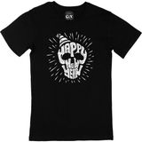 Cix Happy New Year Yeni Yıl Baskılı Siyah Erkek T-shirt