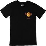 Cix Hard Rock Cafe Bursa Cep Logo Tasarımlı Siyah Tişört