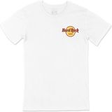 Cix Hard Rock Cafe Cep Logo Tasarımlı Beyaz Tişört
