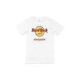 Cix Hard Rock Cafe Izmir Cep Logo Tasarımlı Beyaz Tişört