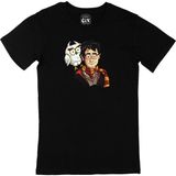 Cix Harry Potter Hedwig Siyah Tişört - XXL