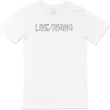 Cix Hızlı Yaşa Genç Öl Baskılı Beyaz Unisex T-shirt