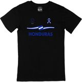 Cix Honduras Tokyo 2020 Olimpiyatları Baskılı Siyah Erkek T-shirt
