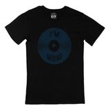 Cix I Am Mixing Baskılı Siyah Erkek T-shirt