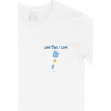 Cix I Love Arjantin Baskılı Beyaz Unisex T-shirt