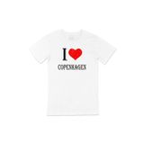 Cix I Love Copenhagen Baskılı Beyaz Unisex T-shirt