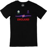 Cix İngiltere Euro 2020 Siyah T-shirt