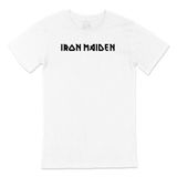 Cix Iron Maiden Baskılı Beyaz Unisex T-shirt