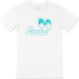 Cix İstanbul Kalpli Beyaz T-shirt