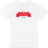 Cix İstanbul Tasarımlı Beyaz Erkek T-shirt