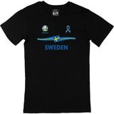 Cix İsveç Euro 2020 Siyah T-shirt