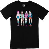 Cix K-Pop Girls Baskılı Siyah Erkek T-shirt