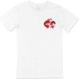 Cix Kalbimi Kırdın Cep Logo Tasarımlı Beyaz Erkek T-shirt
