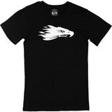 Cix Kartal Kafası Baskılı Yuvarlak Yaka Siyah T-shirt