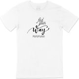 Cix Kendi Yolunu Bul Yazılı Motivasyon Beyaz T-shirt