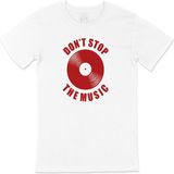 Cix Kırmızı Don't Stop The Music Tişört - XS - Beyaz