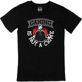 Cix Kırmızı Gaming Is Not A Crime Siyah Tişört - 3XL