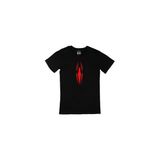 Cix Kırmızı Renkli İnce Örümcek Siyah Erkek T-shirt